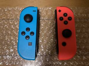 即決! ニンテンドー スイッチ Nintendo Switch ジョイコン JOY-CON ネオンブルー ネオンレッド (L)/(R) 左 右 セット 6