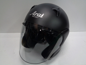 Lサイズ★Arai アライ MZ-F ジェットヘルメット フラットブラック★