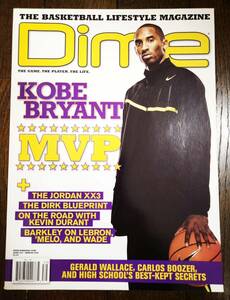 2008 March DIME MAGAZINE #39 KOBE BRYANT / ダイム 雑誌 コービー ブライアント NBA Basketball Nike Adidas