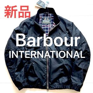 新品★Barbour International バブアー インターナショナル スティーブマックイーン ワックス オイル ジャケット 4つポケ バッジ付 M相当 