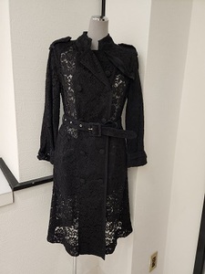 ジバンシィ♪　新品　黒レース刺繍の豪華素敵なアウター　【８７４６－２】