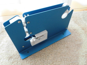 ①バックシーラー　　鉄製　ブルー　　袋詰め作業・結束　　新品未使用品