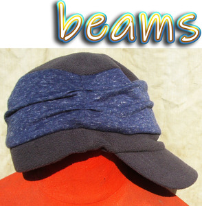 即決■BEAMS■まあまあブルーちょっとグレcap■■古着