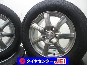 15インチ WM03 195/65R15 6J+43 114.3 セレナ/アクセラ 中古スタッドレスタイヤホイール4本セット送料無料(SA15-3955）