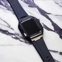 45mm ラグジュアリー ラバーベルト Apple　Watch　ケース