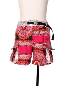 Sacai 2022SS Bandana Print Shorts Pink Size 2 バンダナプリントショーツ ピンク M 22-02693 サカイ