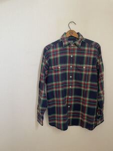 ラルフローレン　ポロ　チェックシャツ ネルシャツ FLANNEL 長袖シャツ チェック柄 S