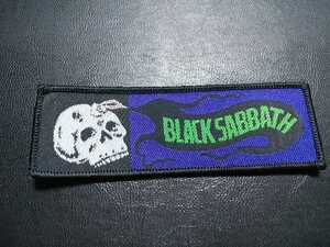 BLACK SABBATH 刺繍パッチ ワッペン vintage skull ブラックサバス / motorhead iron maiden metallica blue oyster cult nazareth
