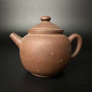 コレクター買取品　中国美術　梨皮泥　紫砂　朱泥　煎茶道具　急須　茶壷　茶器　中国宜興　古玩　唐物　時代物　骨董品　古美術