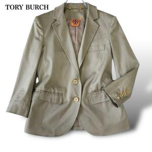 美品 TORY BURCH テーラードジャケット 金ボタン 羽織 4サイズL