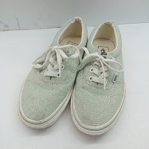 ◇ VANS ヴァンズ スニーカー サイズ23.5 ミントグリーン レディース E