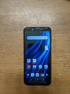 IY1070 docomo SIMフリー AQUOS sens2 SH-01L SHARP 4Gスマホ 簡易確認＆簡易清掃＆初期化OK 判定○ WebにてSIMロック解除受付手続済