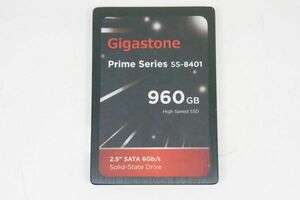 Gigastone 960GB 2.5インチ SSD Prime Series SS-8411 High Speed SATA 6Gb/s フォーマット済 使用時間5000時間以下 A601