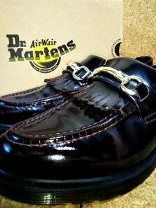 【Dr.MARTENS】ドクターマーチン エイドリアン スナッフルローファー UK7(26cm ) ADRIAN SNAFFLE チェリーレッド 国内正規品【箱付き良品】