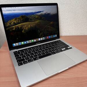 【美品!！】MacBookpro 13インチ 2020 M1チップ搭載　 メモリ8GB 256GB SSD バッテリー良好　 MYDA2J/A 　A2338 　シルバー　美品！！