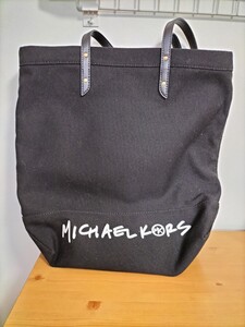 【送料無料】未使用 MICHEAL CORK トートバッグ THE MICHAEL BAG キャンバストート 黒