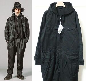 17AW Engineered Garments エンジニアードガーメンツ Winston Suit PC Gangster St. ジャンプスーツ オールインワン M BLACK