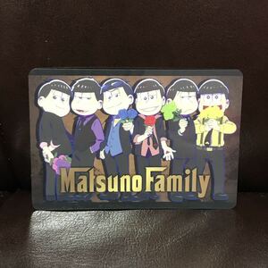 おそ松さん　AGF 2016 マフィア松　カード
