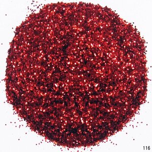 ラメフレーク 0.3mm 50g パール塗装 レッド系 [No.116] メール便 送料無料/11К