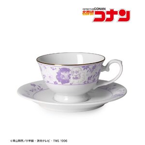 【新品/公式】名探偵コナン 江戸川コナン&灰原哀 Botania カップ&ソーサー 公式グッズ colleize