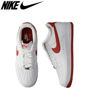 新品 26cm ナイキ エア フォース 赤 白 ホワイト ドラゴンレッド レッド NIKE AIR FORCE 1 07 箱付き 未使用 正規品 本物