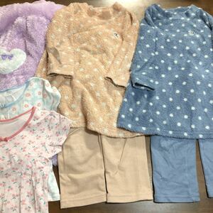 【UNIQLO KIDS/ユニクロ】 パジャマ　110㎝×２セット　120㎝×1セット　半袖下着　２枚　ミニーちゃん