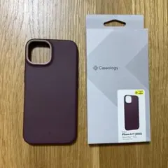 Caseology iPhone 14 用 ケース MagSafe対応 パープル