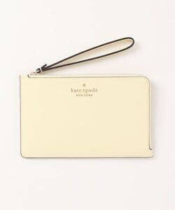 「kate spade new york」 カードケース ONESIZE イエロー レディース