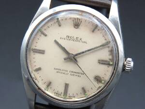 1円～! 稼動品★正規品 ROLEX ロレックス オイスターパーペチュアル 1018 17番 自動巻き Cal.1570 ヴィンテージ メンズ腕時計 SSCLG1863