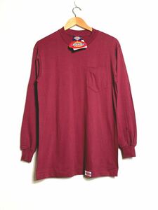 デッド 90s USA製 ビンテージ ディッキーズ ポケット付き ロンT 長袖 Tシャツ ワークシャツ DICKIES 米国製 アメリカ製 /ベンデイビス 874