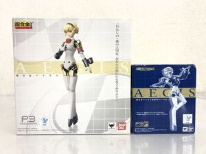 未開封 バンダイ 超合金 ペルソナ3 アイギス + 重装甲パーツセット ※箱ダメージあり / PERSONA3 P3 AEGIS 可動フィギュア う660a