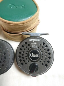 ORVIS BATTENKILL DISC 8/9 替スプール ケース付き オービス バテンキル 8/9 フライリール