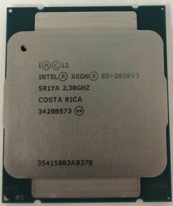 2個セット Intel Xeon E5-2650 v3 SR1YA 10C 2.3GHz 25MB 105W LGA2011-3 DDR4-2133