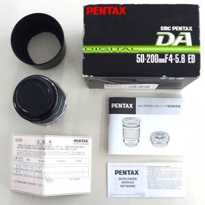 PENTAX ペンタックス 純正 レンズ SMC PENTAX DA DIGITAL 50-200ｍｍ Ｆ4-5.6 ＥＤ デジタル一眼レフ専用 Ａ０２１３