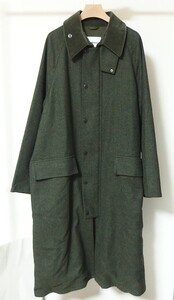 21AW BARBOUR バブアー OS BURGHLEY MALLALIEUS オーバーサイズ バーレー コート 40