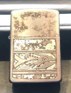 ジッポー ZIPPO スカル・フィッシュ 1996年製 J ライター 喫煙具 たばこグッズ