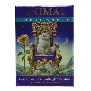 ☆☆ ANIMAL TAROT CARDS アニマルタロットカード 日本語解説書付き やや傷や汚れあり