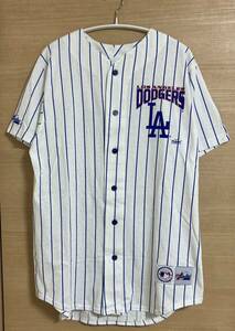 90s USA製 ロサンゼルス ドジャース Majestic マジェスティック MLB Los Angeles ユニフォーム メジャーリーグ LA 野茂英雄 大谷 メジャー