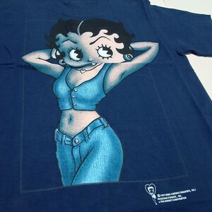 USA製 90s ベティちゃん Tシャツ　シングルステッチ　両面プリント　Changes　BETTY BOOP　MADE IN USA