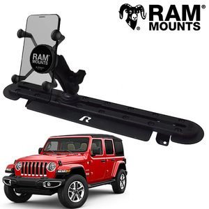 RAM MOUNTS ラムマウントジープ JL ラングラー グラディエーター タフトラック Xグリップ Sサイズ セット スマホホルダー