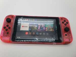 激レア 送料込 未対策機スーパーカスタムカラーピンク2 任天堂 Nintendo Switch ニンテンドースイッチ本体 ジョイコンセット