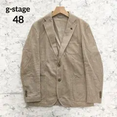 【匿名配送】g-stage ジーステージ コットンサマージャケット ベージュ L