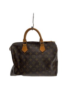 LOUIS VUITTON◆1)スピーディ30_モノグラム・キャンバス_BRW/PVC/BRW