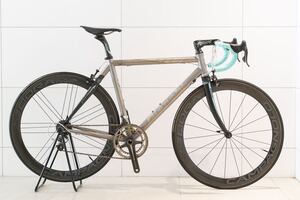 Bianchi S9 matta record 2*10s Bora oneチタンロードレーサー　換算TT長550mm