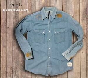 ■ quolt(クオルト) /REBIRTH DENIM SHIRTS (M) ■