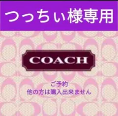 【つっちぃ様専用】ご予約様　COACHシグネチャー長財布　　パープル