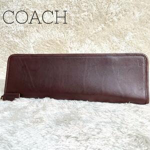 オールドコーチ レザー ネクタイケース 2本収納 COACH コーチ