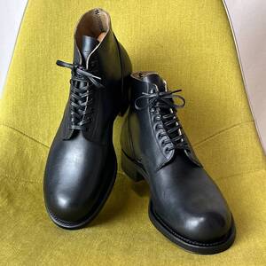 未使用 VIBERG ヴァイバーグ マリアム社 ホースバット N1 BOOT レースアップブーツ UK8 US9 27.0 カナダ製 レザーシューズ