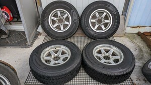 ブレイクロック 265/70R16 8J+5 6穴 PCD139.7 16インチ スタッドレスタイヤホイール 4本セット 177