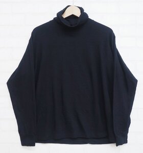 4T5016■COMOLI WOOL TUETLE NECK PULLOVER コモリ ウール天竺タートルネックセーター ニット Q03-05005